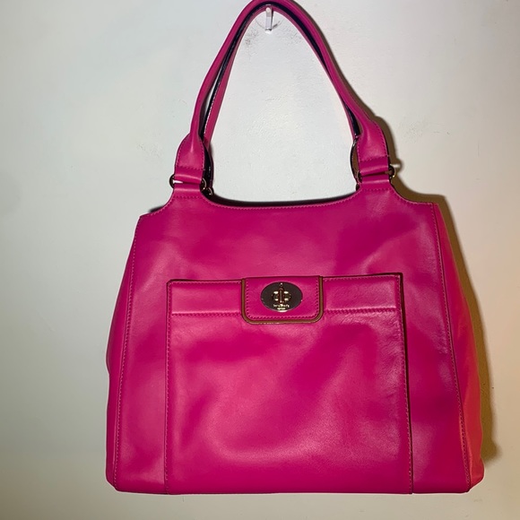 kate spade Handbags - Kate spade dark pink genuine leather bag